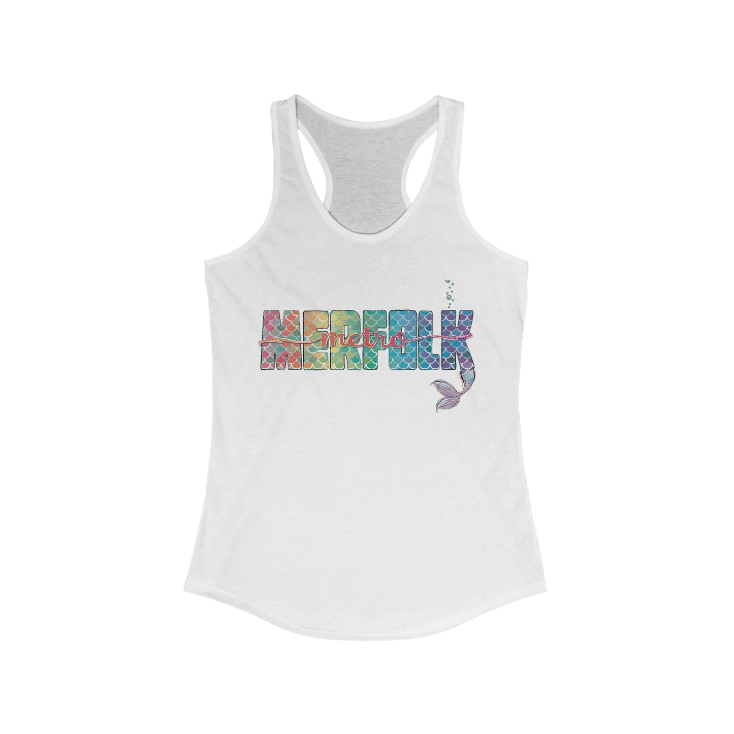 O-fish-al "Metro Merfolk" Racerback Tank