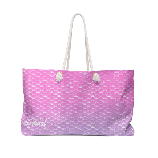 Merbabe Mermaid Oversized Weekender Tote (Parrotfish)