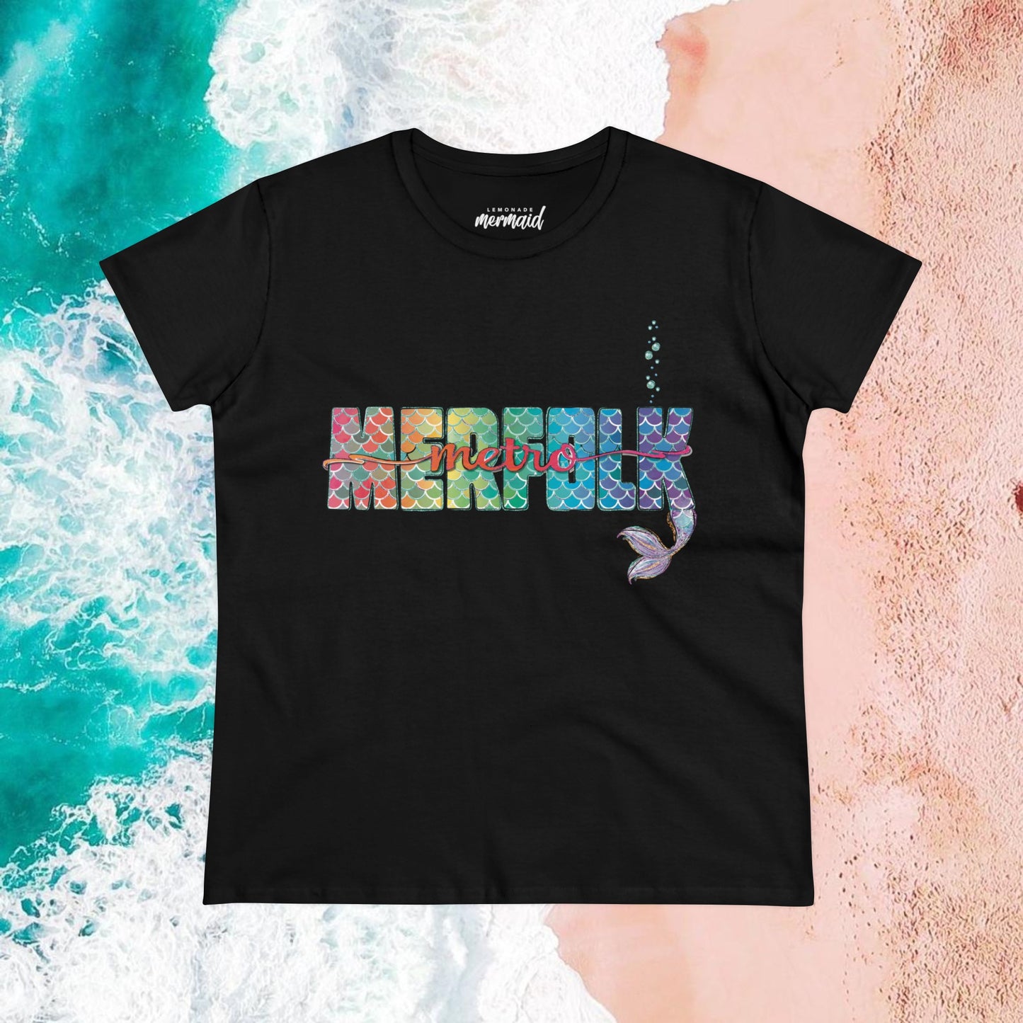 O-fish-al "Metro Merfolk" Semi-Fitted Graphic Tee (3 colors)