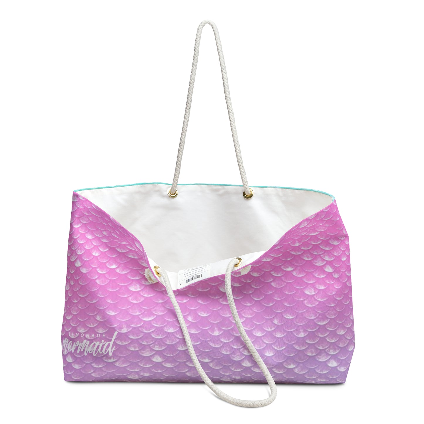 Merbabe Mermaid Oversized Weekender Tote (Parrotfish)