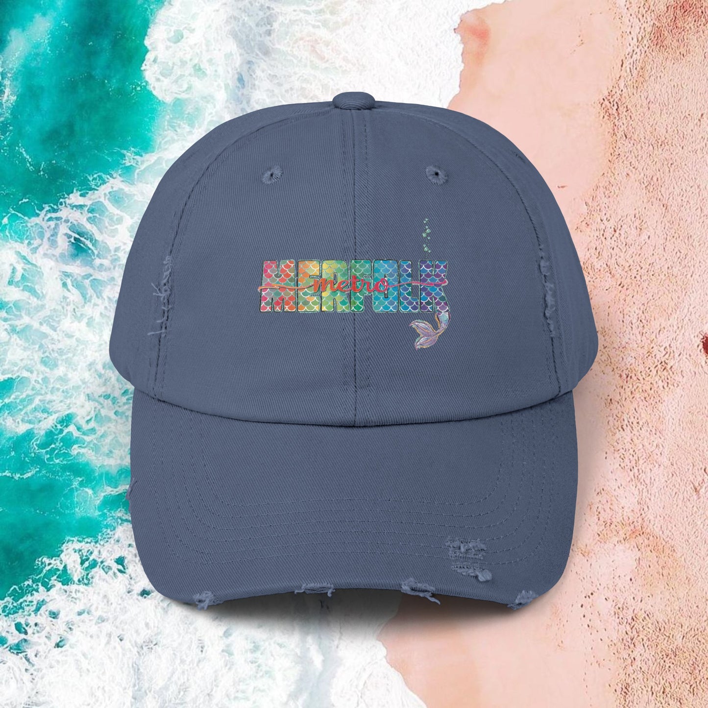 O-fish-al "Metro Merfolk" Distressed Cap