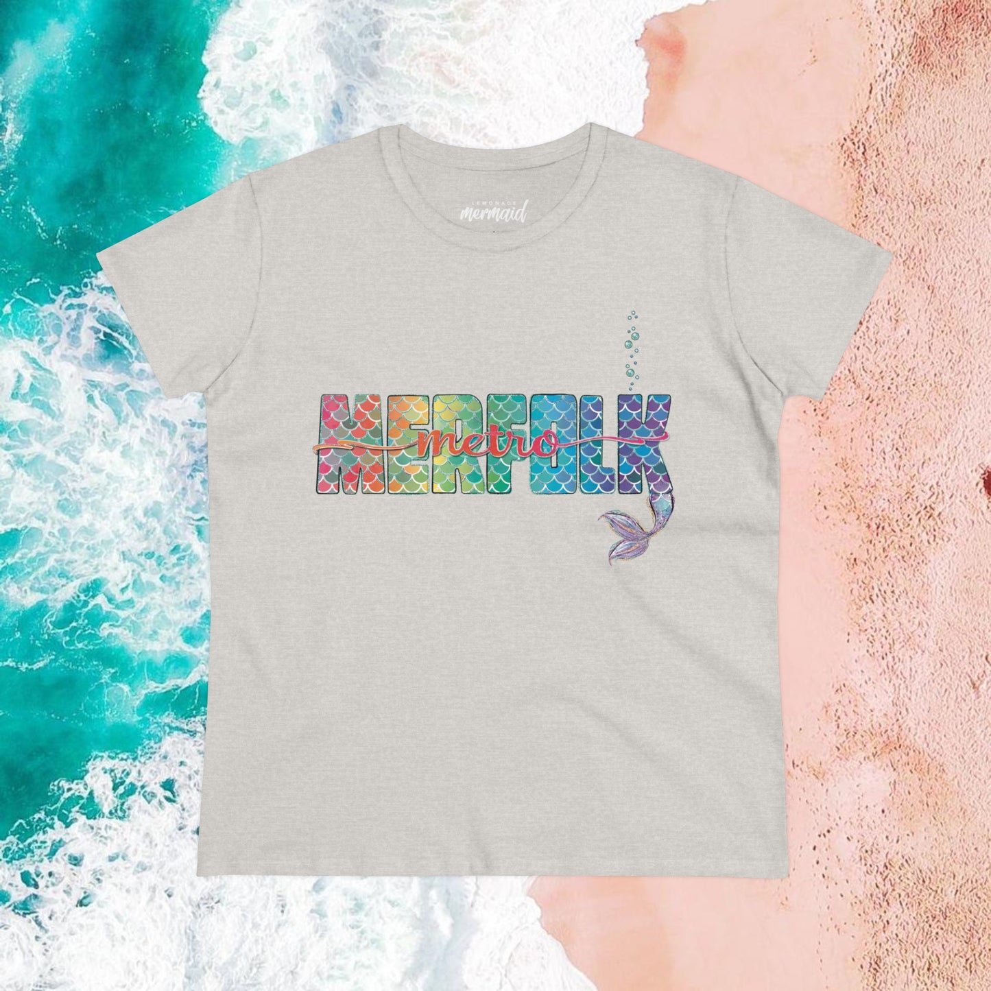 O-fish-al "Metro Merfolk" Semi-Fitted Graphic Tee (3 colors)