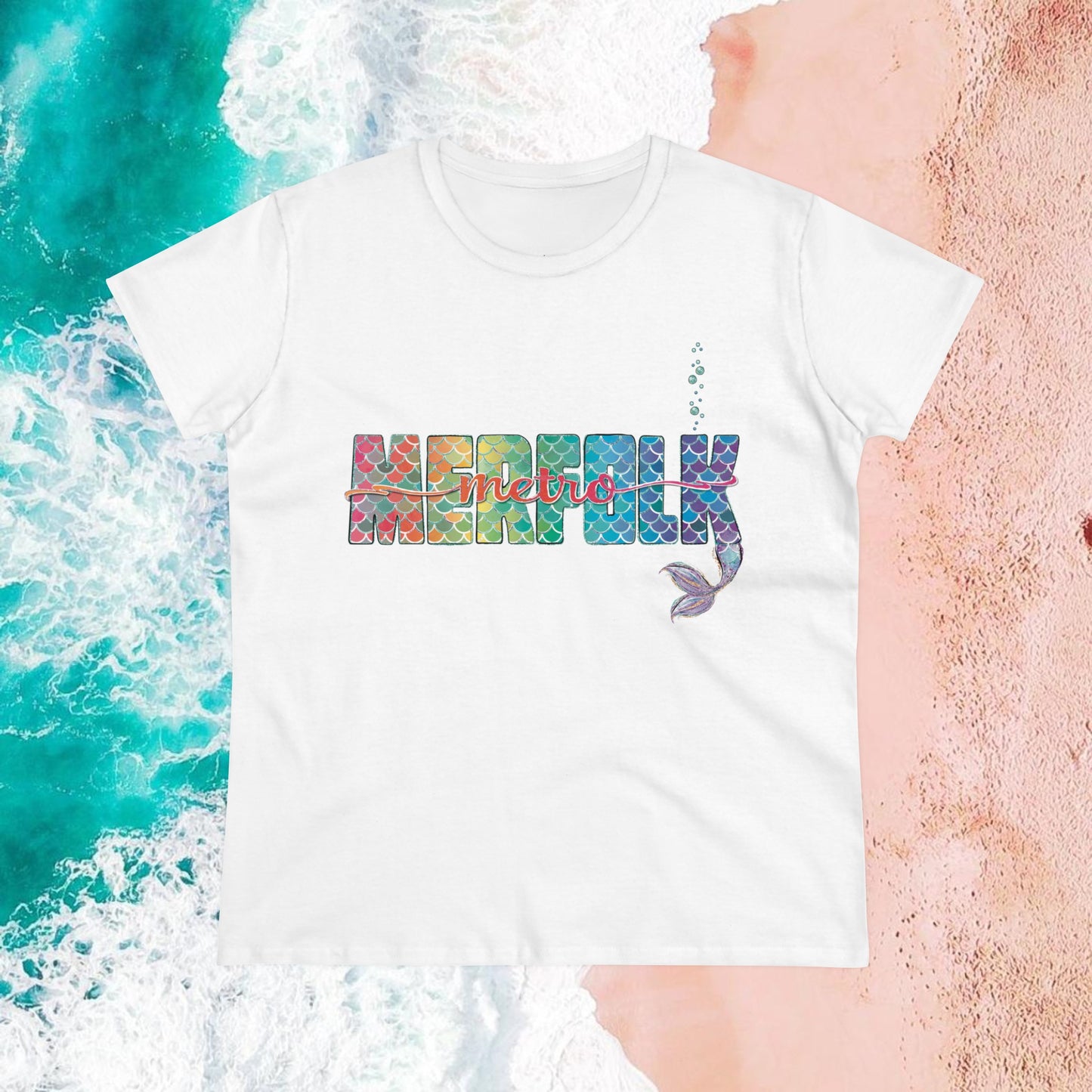 O-fish-al "Metro Merfolk" Semi-Fitted Graphic Tee (3 colors)