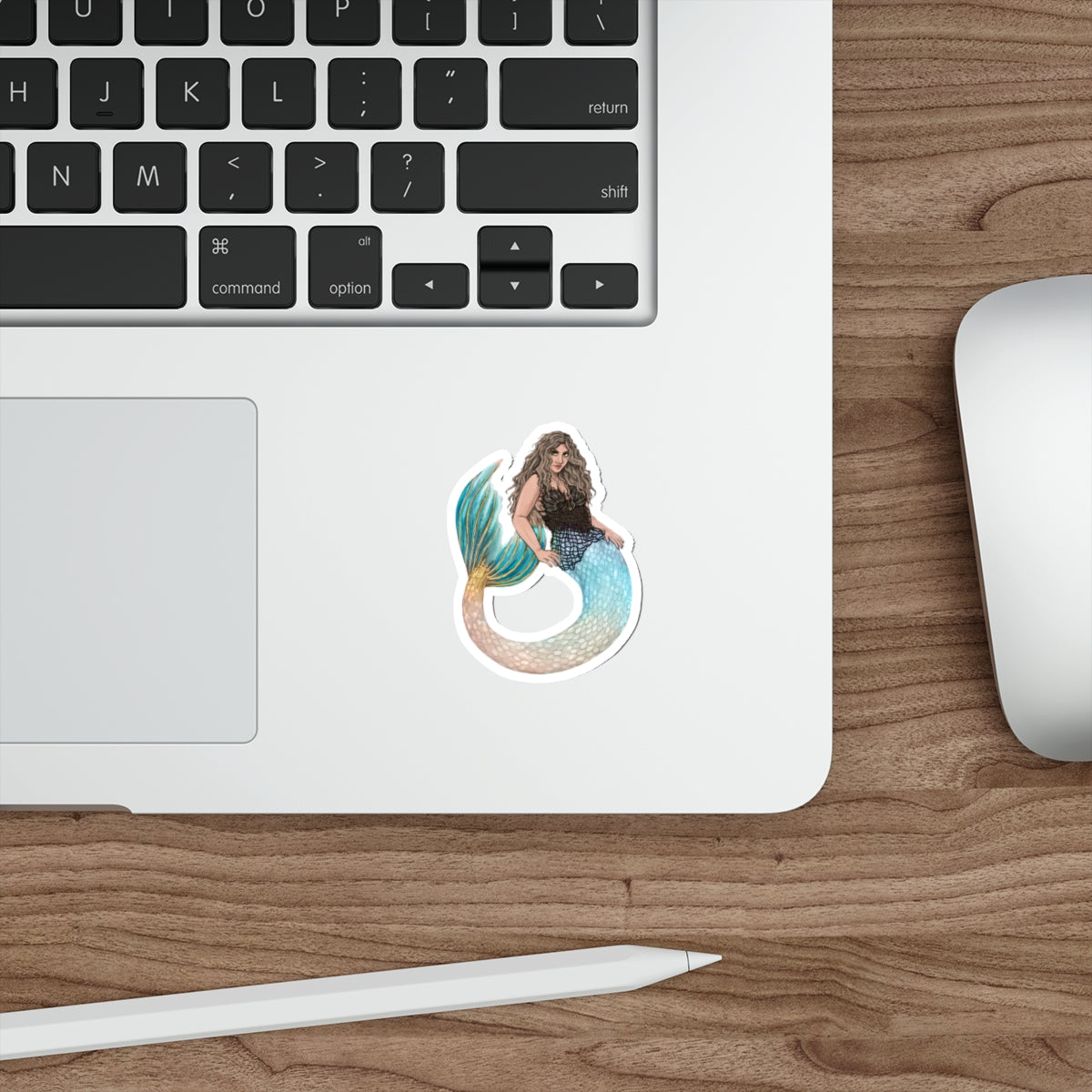 "The Lemonade Mermaid" Die-Cut Stickers