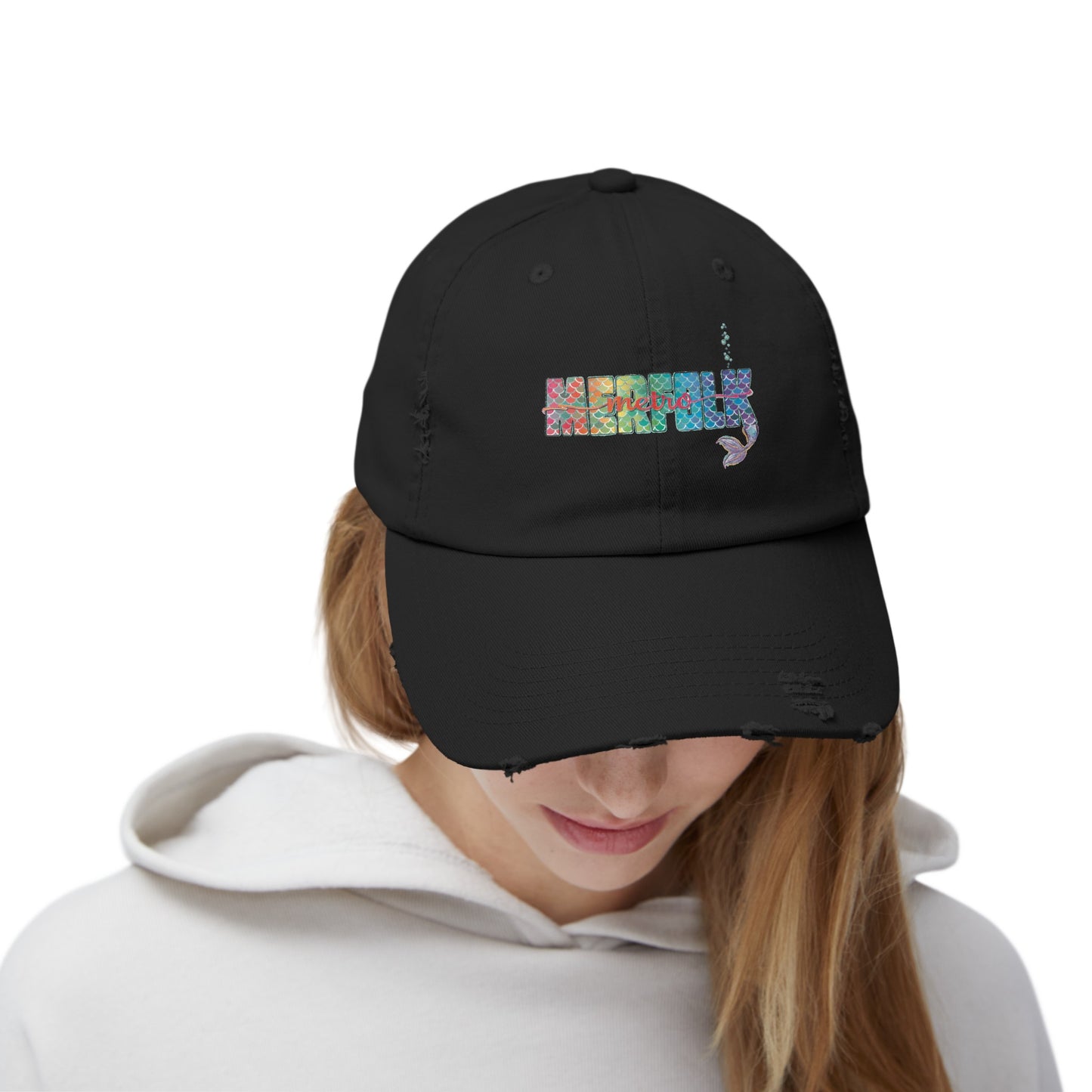 O-fish-al "Metro Merfolk" Distressed Cap