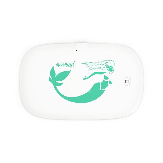 Sea Green Lemonade Mermaid UV Phone Sanitizer and Wireless Charging Pad