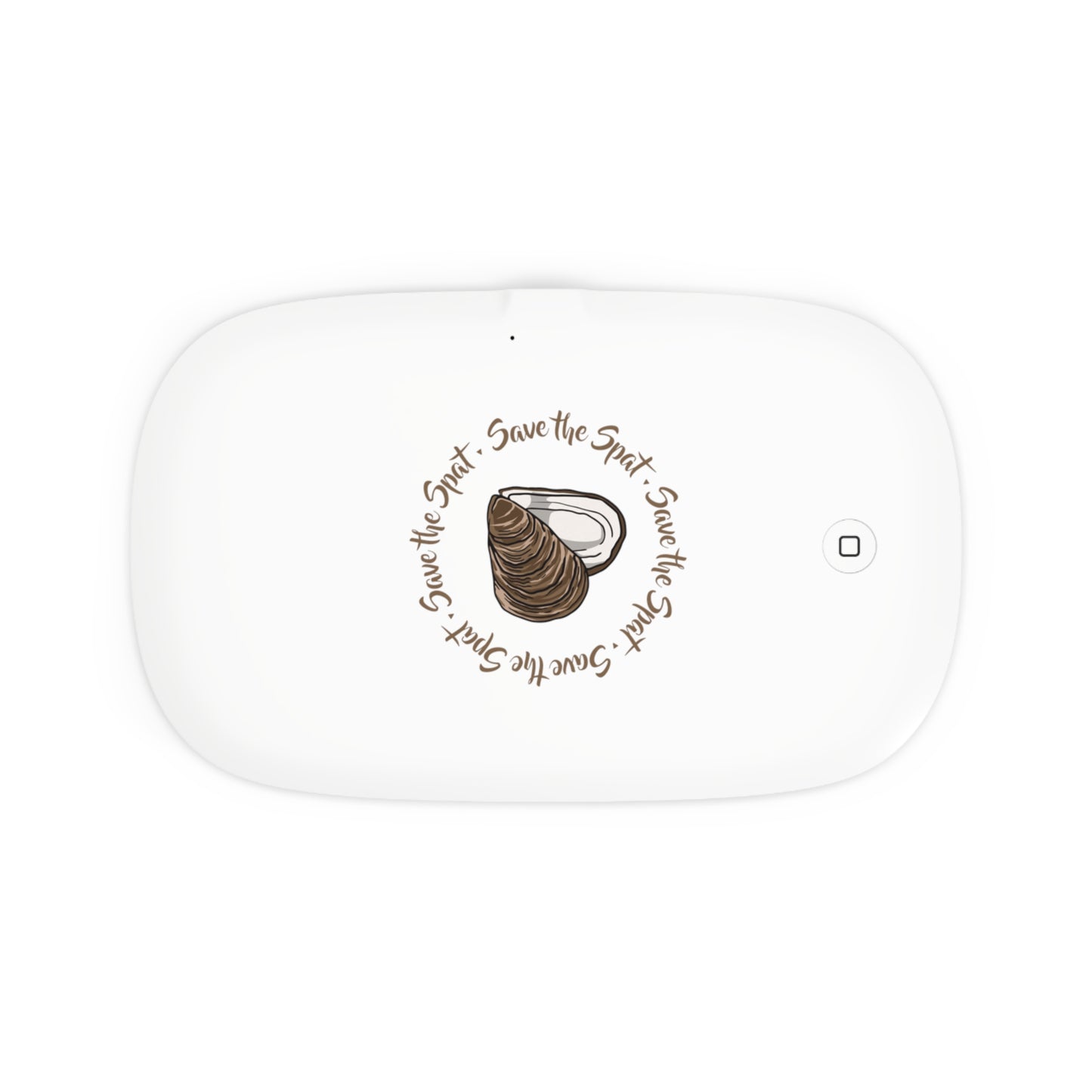 'Save the Spat' Oyster UV Phone Sanitizer and Wireless Charging Pad