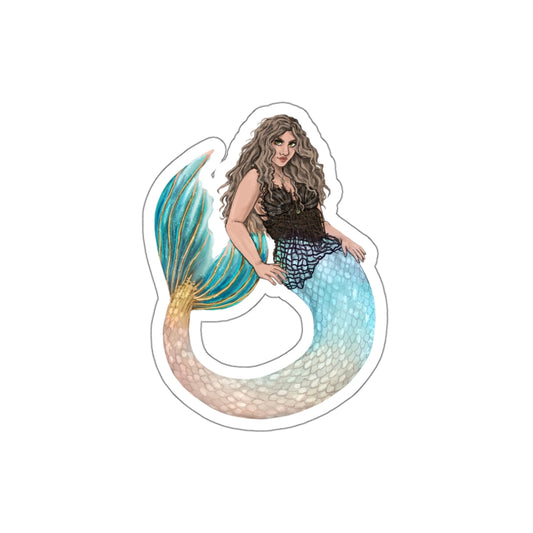 "The Lemonade Mermaid" Die-Cut Stickers