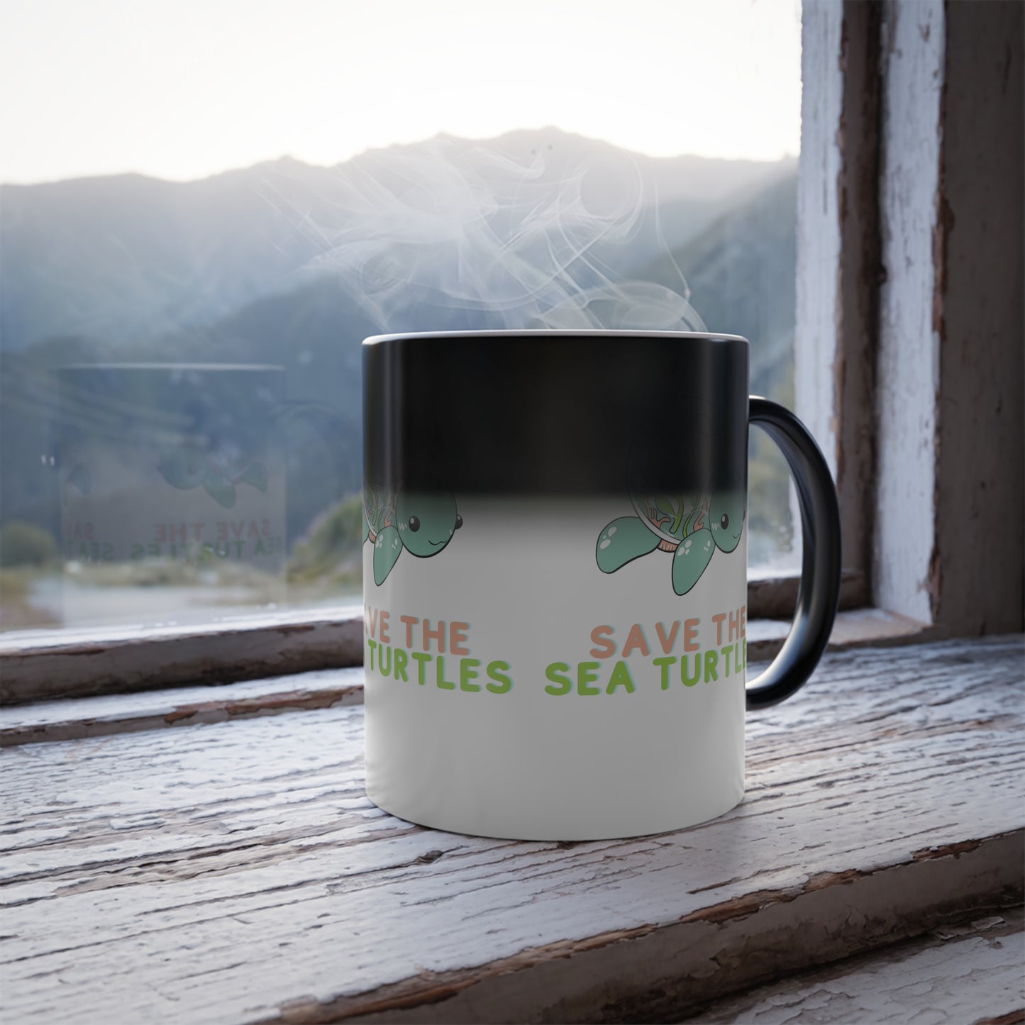 "Save the Sea Turtles" Color Changing Mug