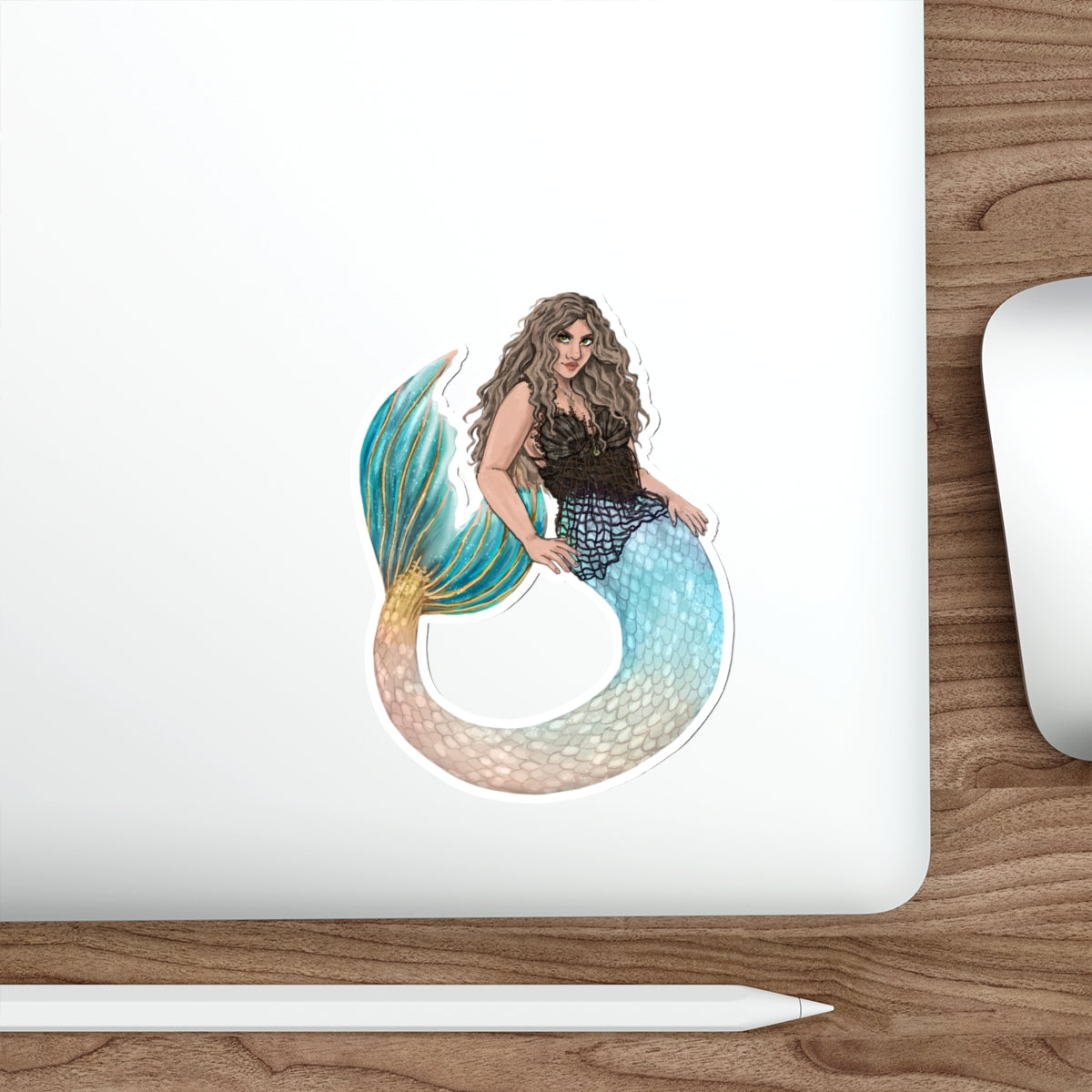 "The Lemonade Mermaid" Die-Cut Stickers