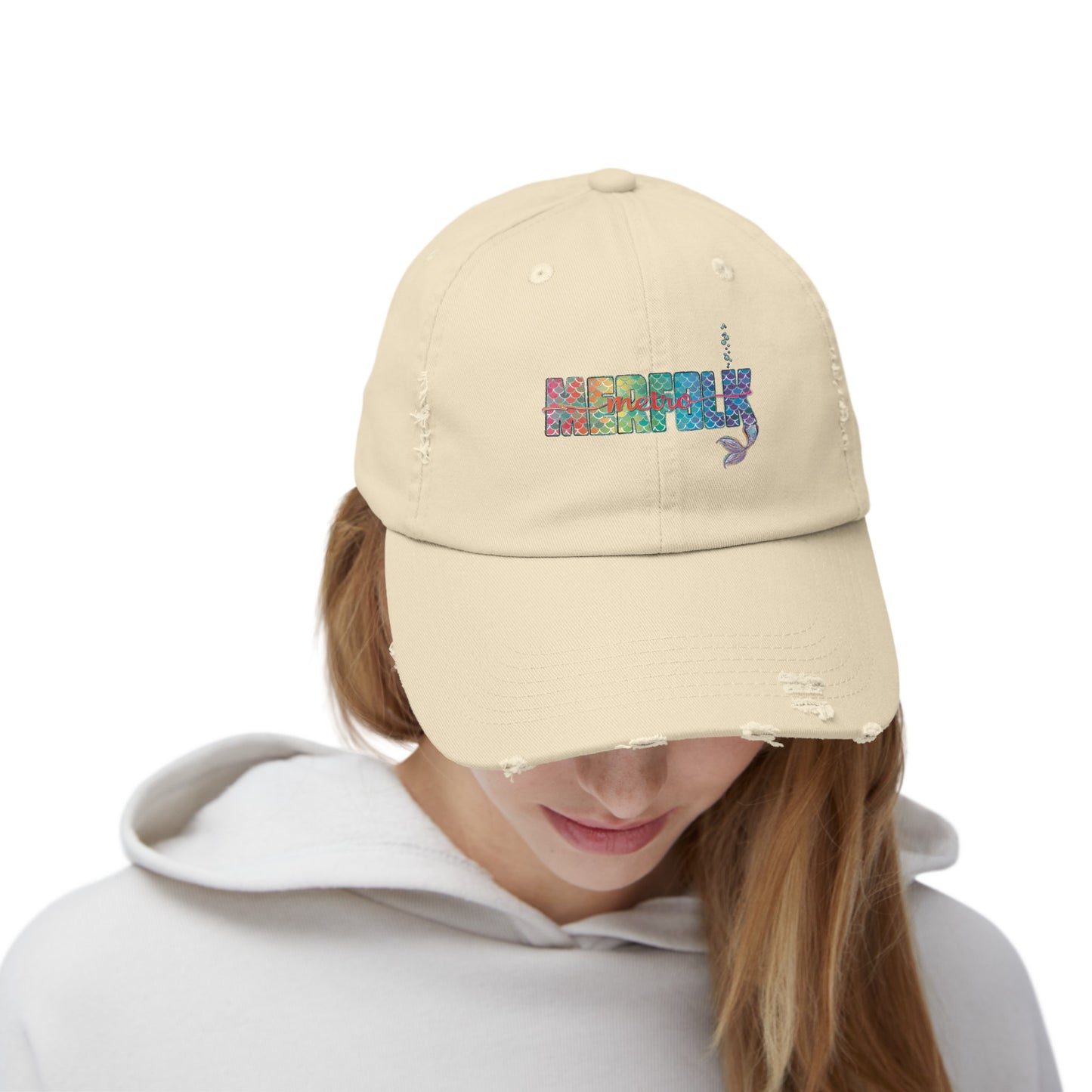 O-fish-al "Metro Merfolk" Distressed Cap