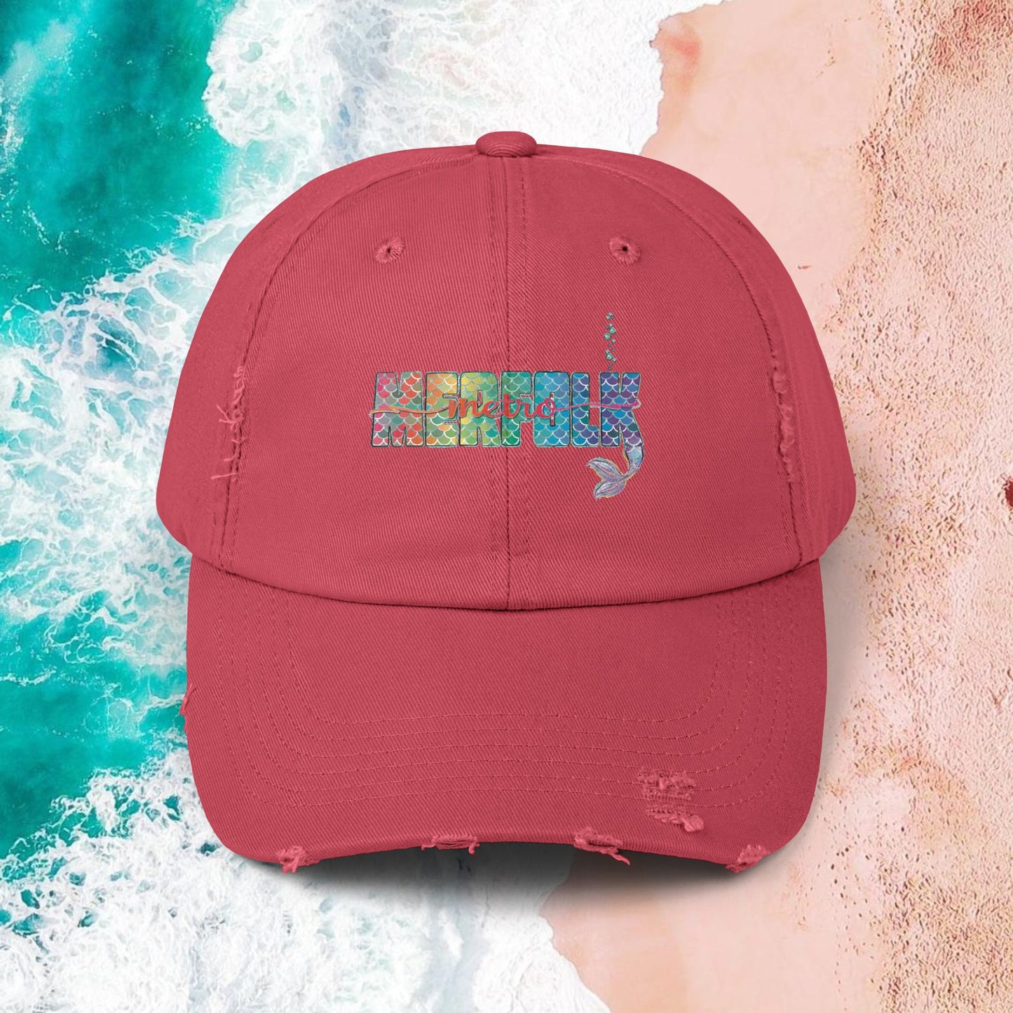 O-fish-al "Metro Merfolk" Distressed Cap