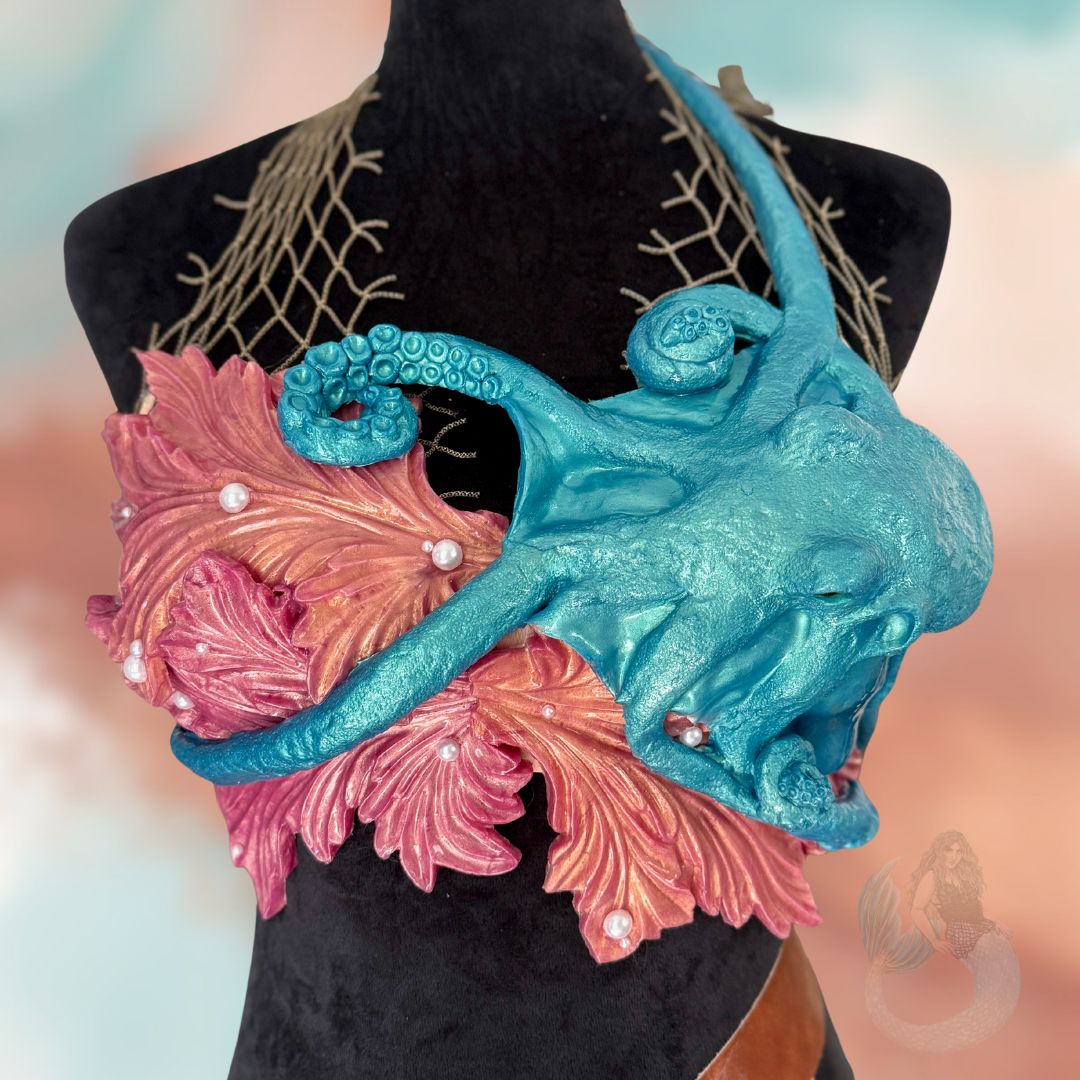 Siren Allure "Kraken's Embrace" Custom Silicone Mermaid Top