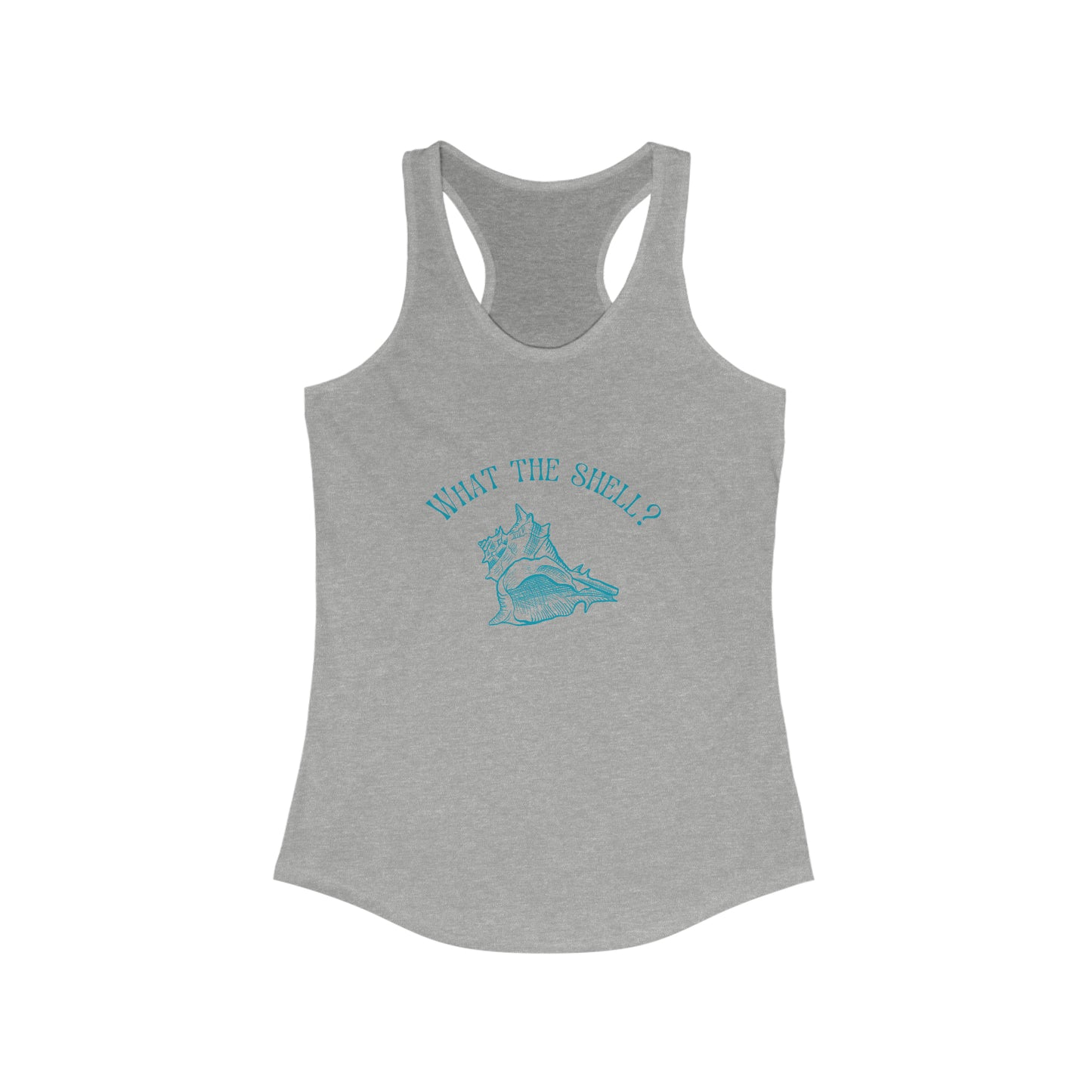 'What the Shell?" Nautically Naughty Racerback Tank (3 colors)