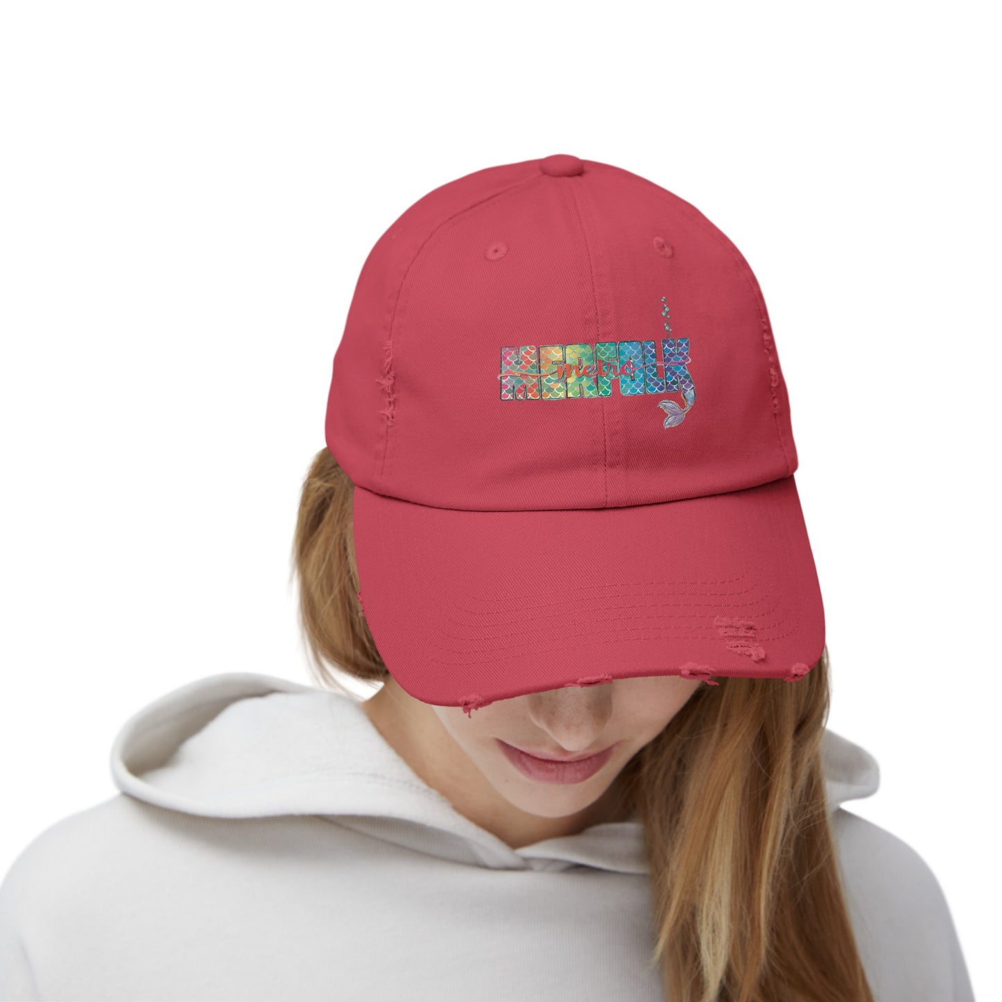 O-fish-al "Metro Merfolk" Distressed Cap