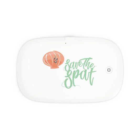 Save the Spat - Ollie Oyster UV Phone Sanitizer and Wireless Charging Pad