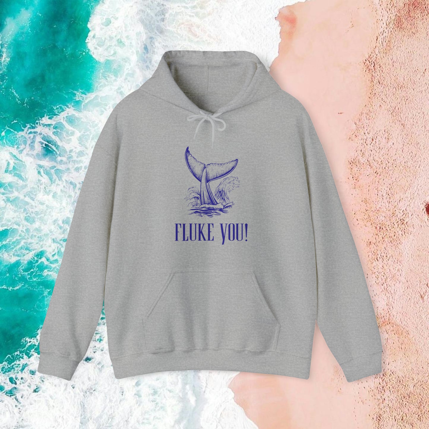 “Fluke You!” Nautically Naughty Hoodie