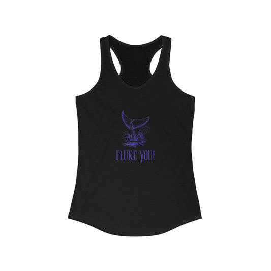 "Fluke You!" Nautically Naughty Racerback Tank (3 colors)