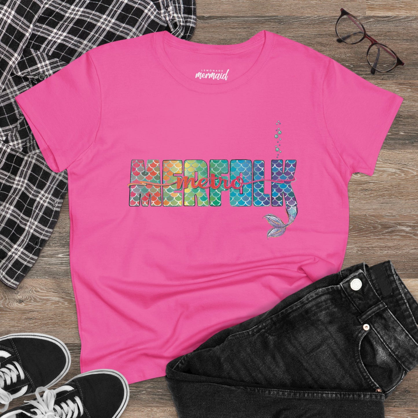 O-fish-al "Metro Merfolk" Semi-Fitted Graphic Tee (3 colors)