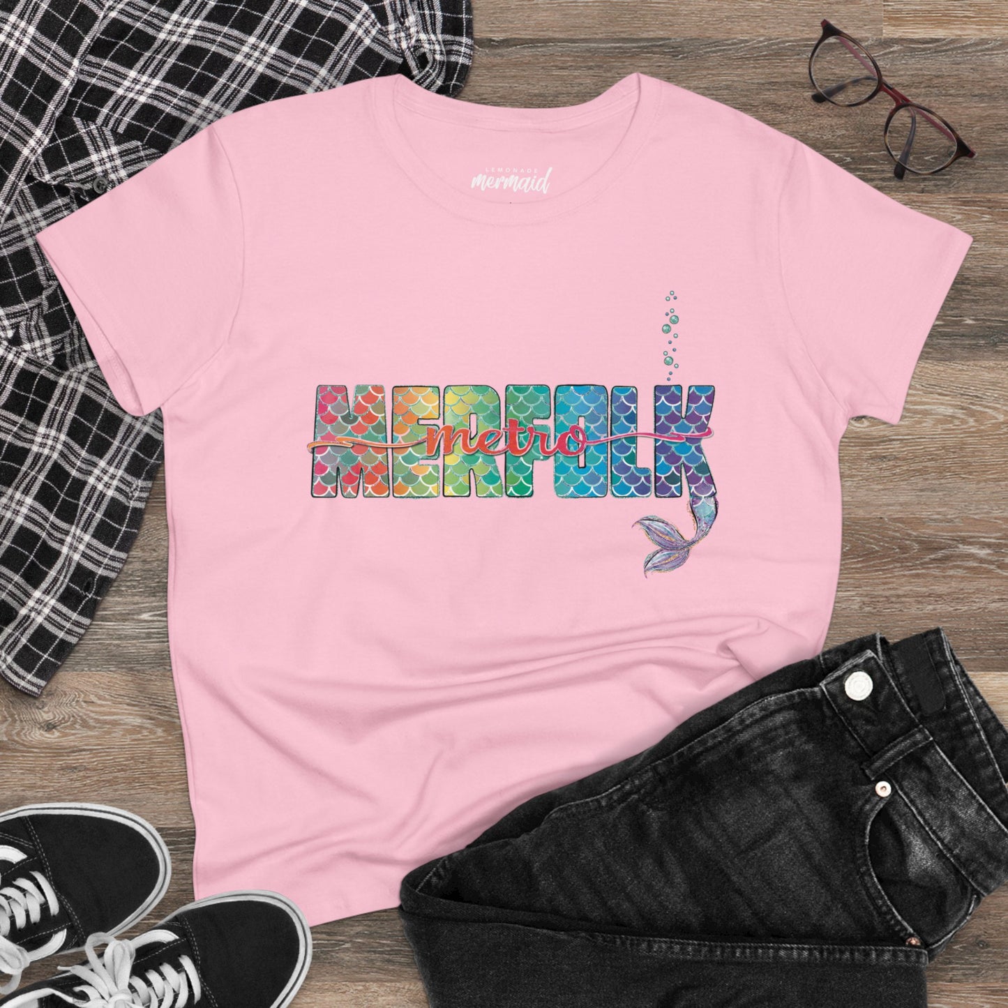 O-fish-al "Metro Merfolk" Semi-Fitted Graphic Tee (3 colors)