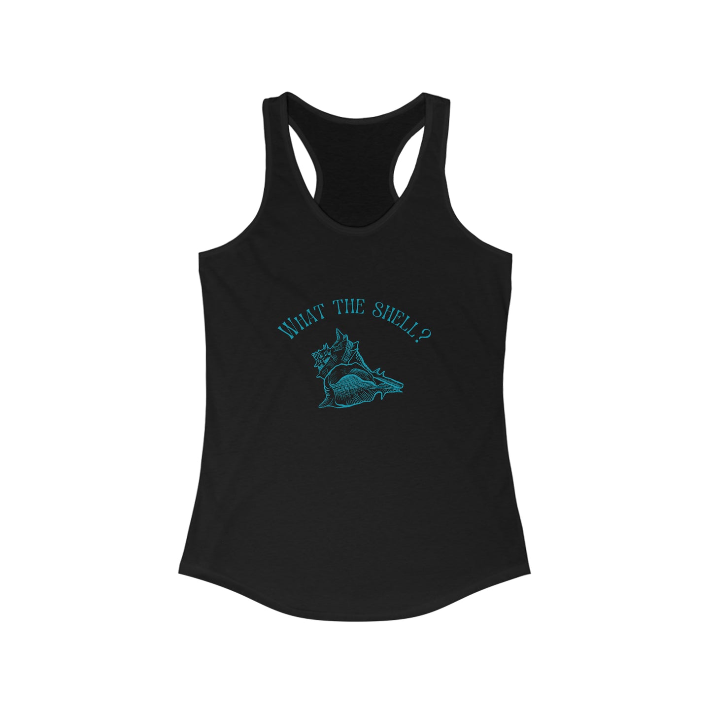 'What the Shell?" Nautically Naughty Racerback Tank (3 colors)