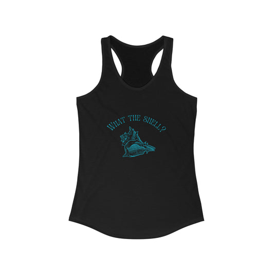 'What the Shell?" Nautically Naughty Racerback Tank (3 colors)