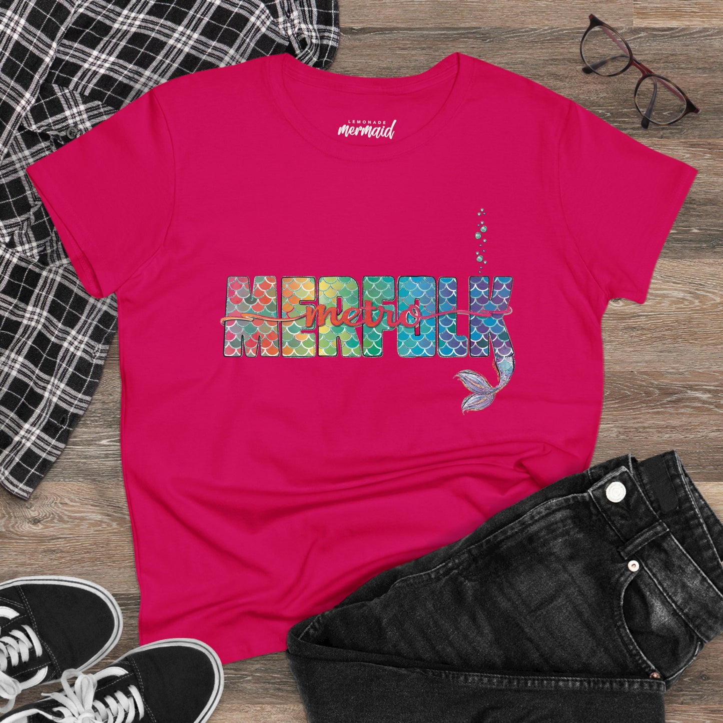 O-fish-al "Metro Merfolk" Semi-Fitted Graphic Tee (3 colors)