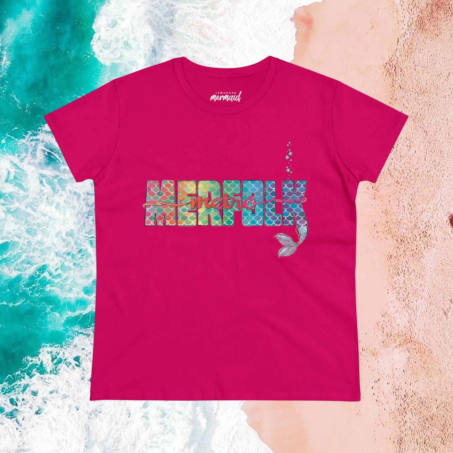 O-fish-al "Metro Merfolk" Semi-Fitted Graphic Tee (3 colors)