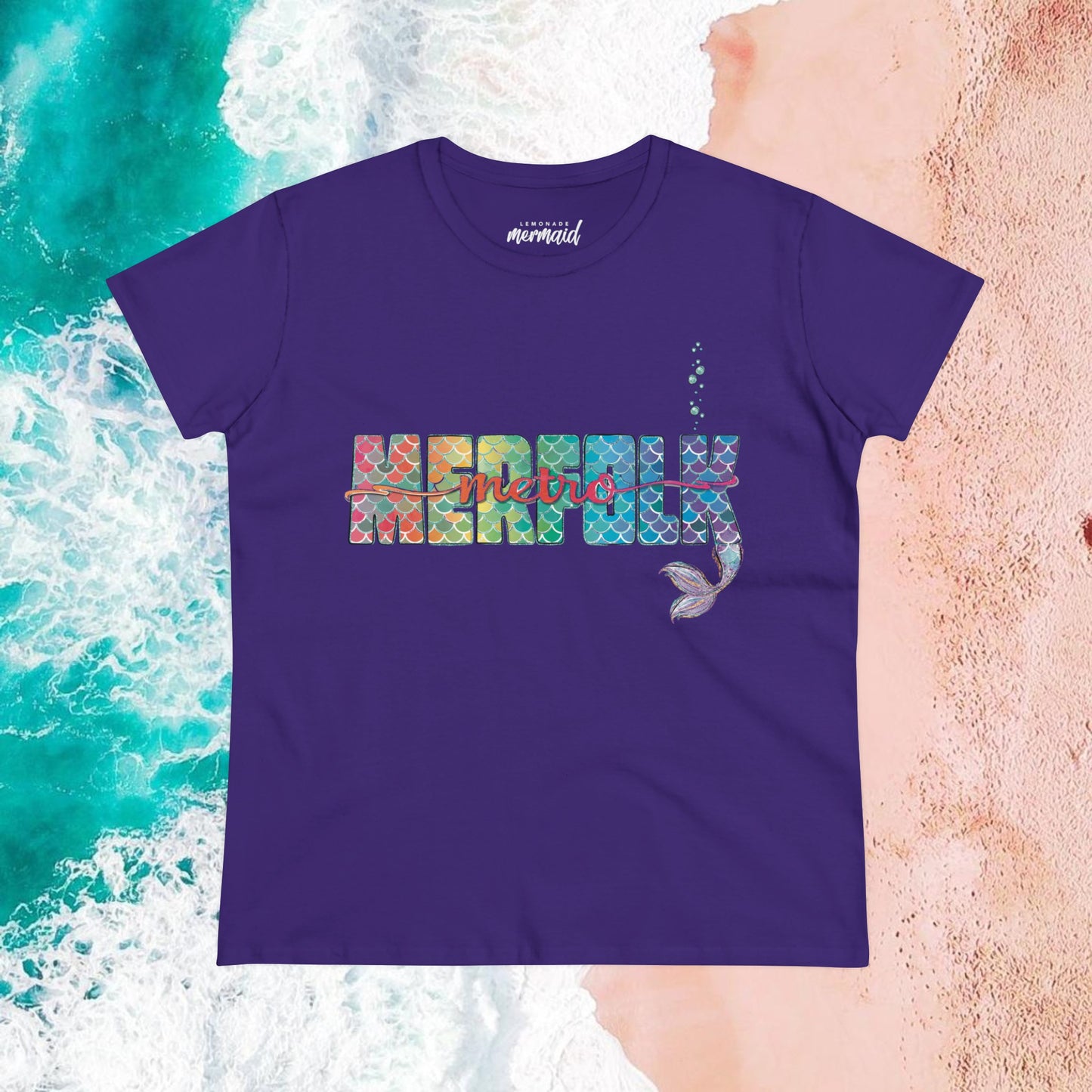 O-fish-al "Metro Merfolk" Semi-Fitted Graphic Tee (3 colors)
