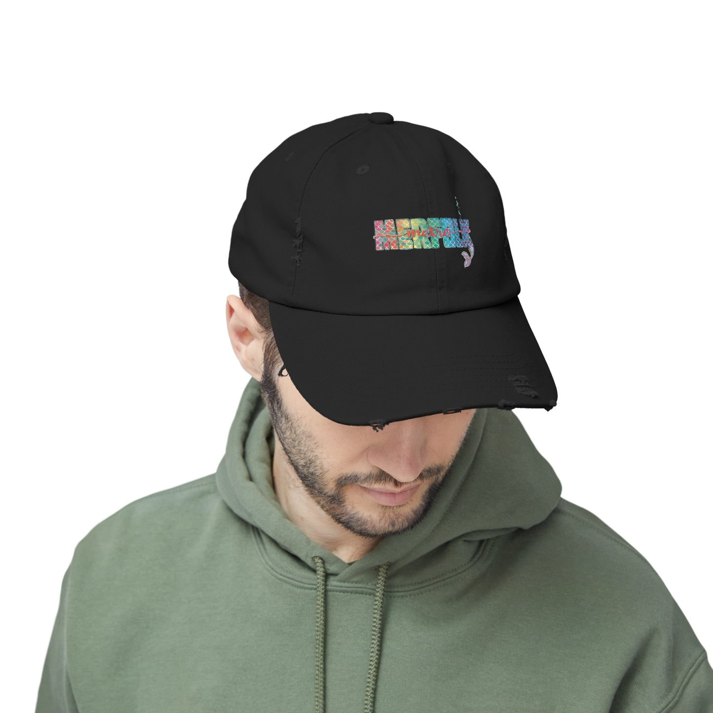 O-fish-al "Metro Merfolk" Distressed Cap