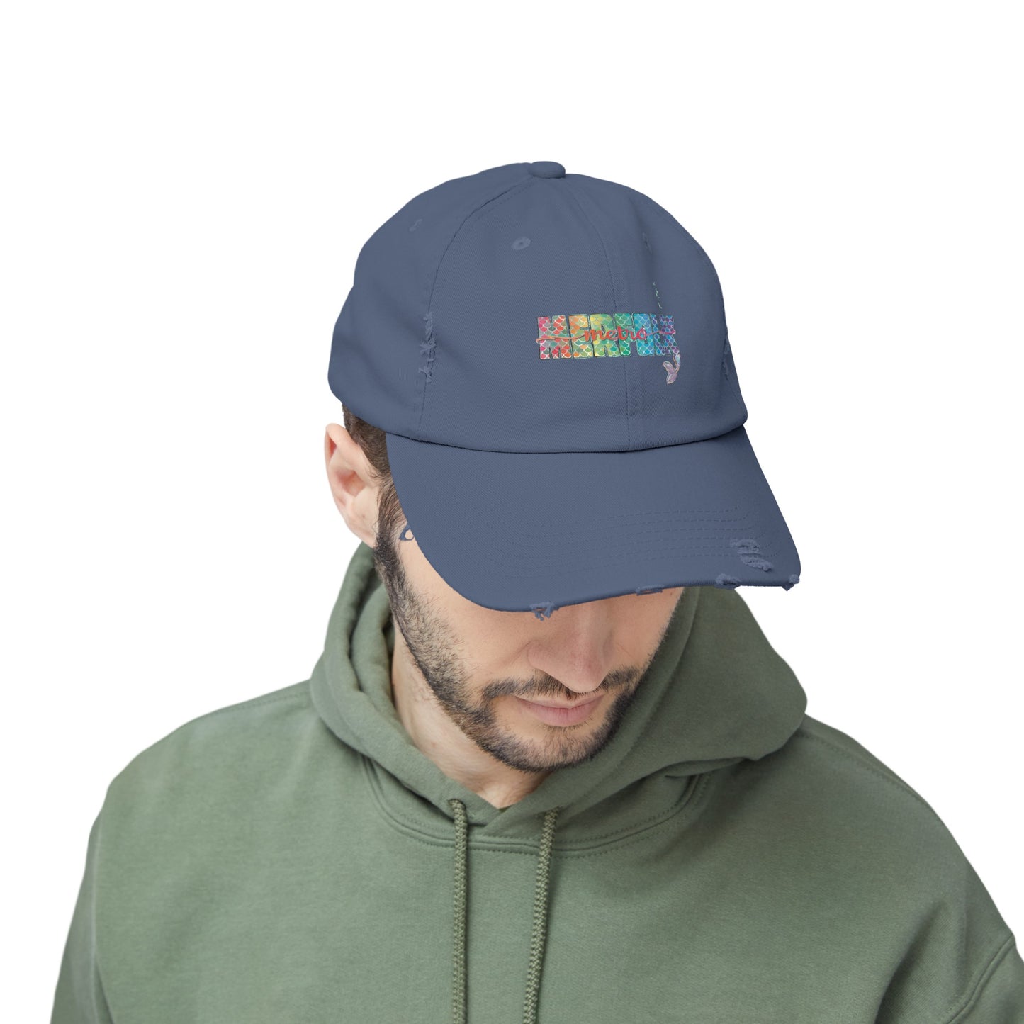 O-fish-al "Metro Merfolk" Distressed Cap