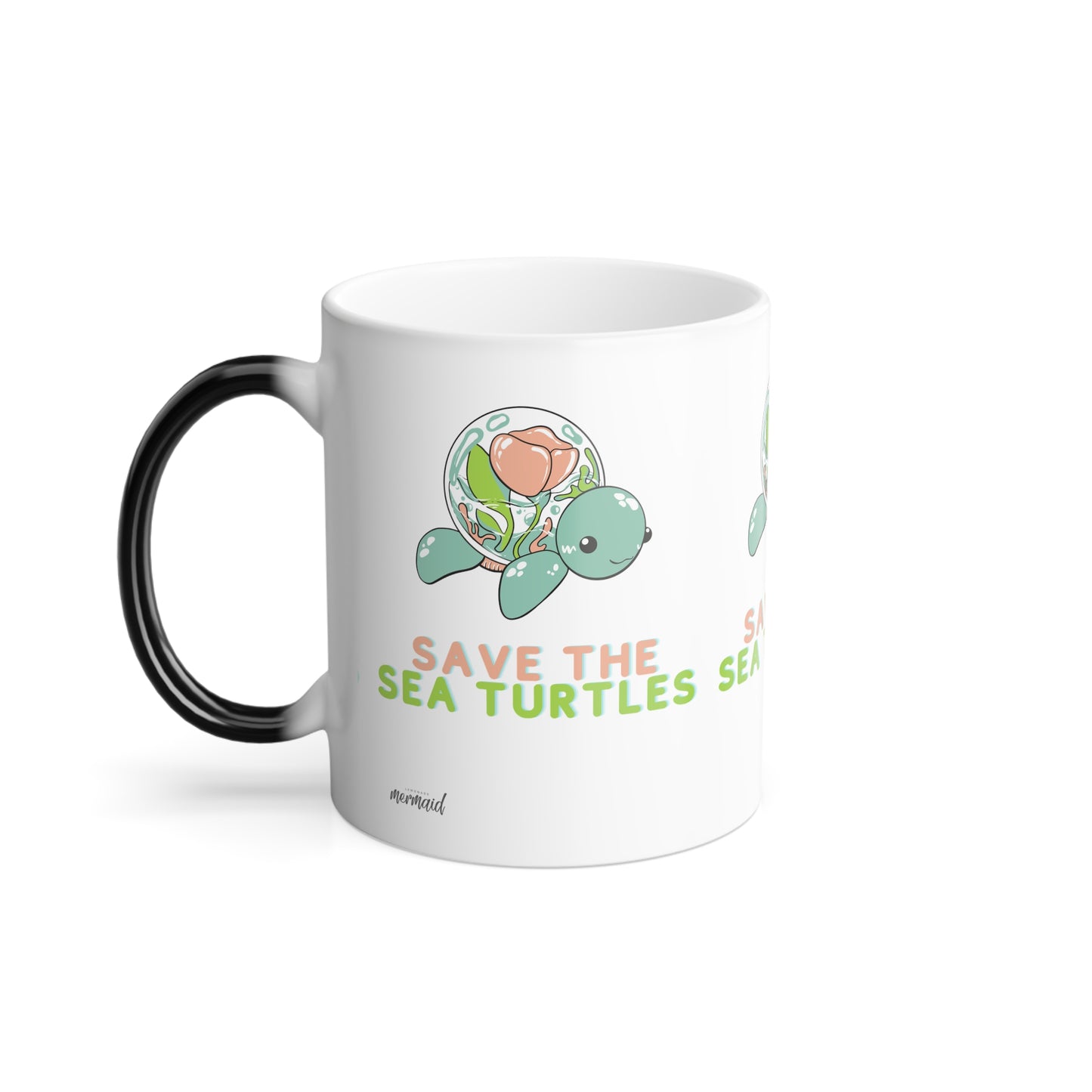 "Save the Sea Turtles" Color Changing Mug