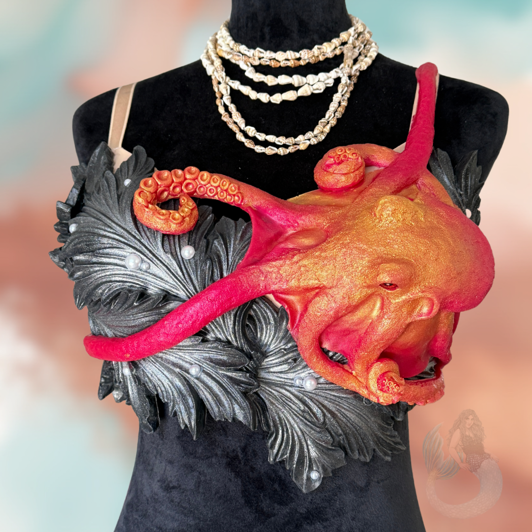 Siren Allure "Kraken's Embrace" Custom Silicone Mermaid Top
