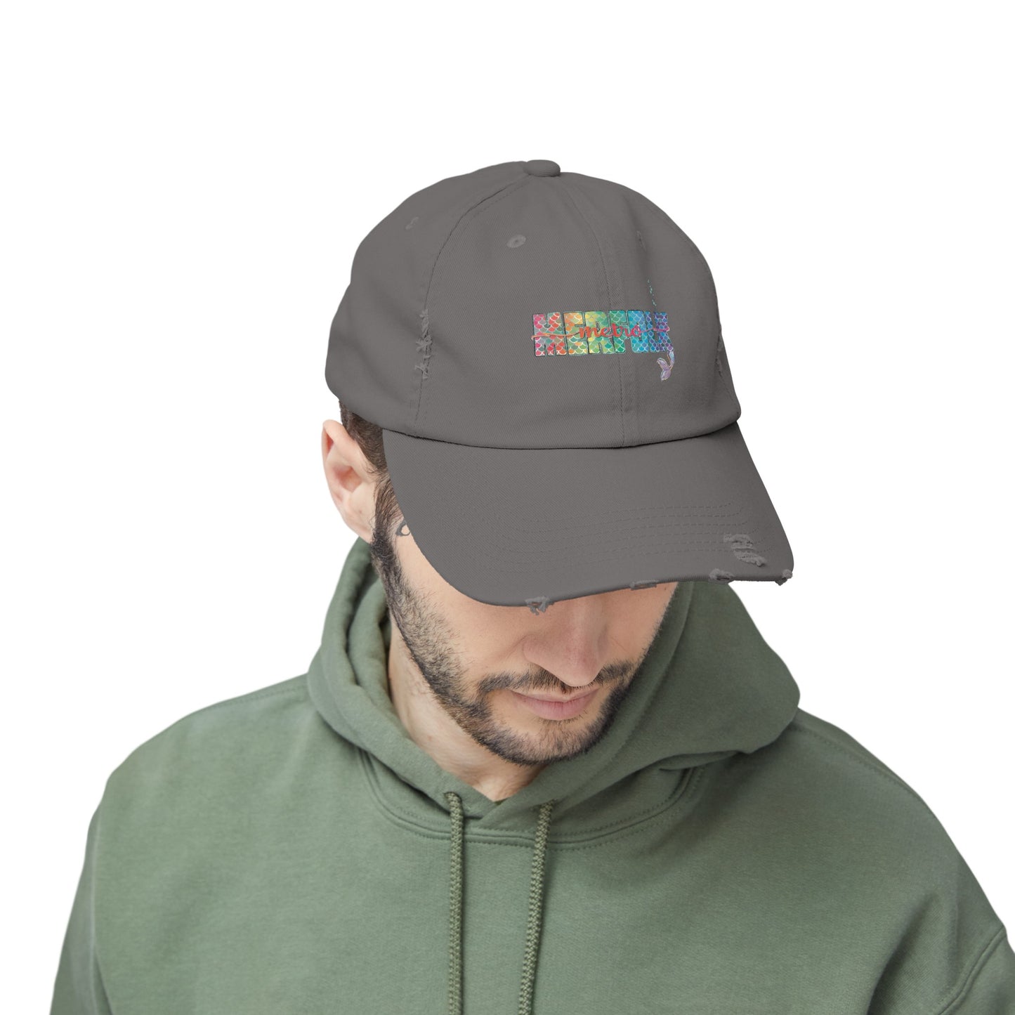 O-fish-al "Metro Merfolk" Distressed Cap