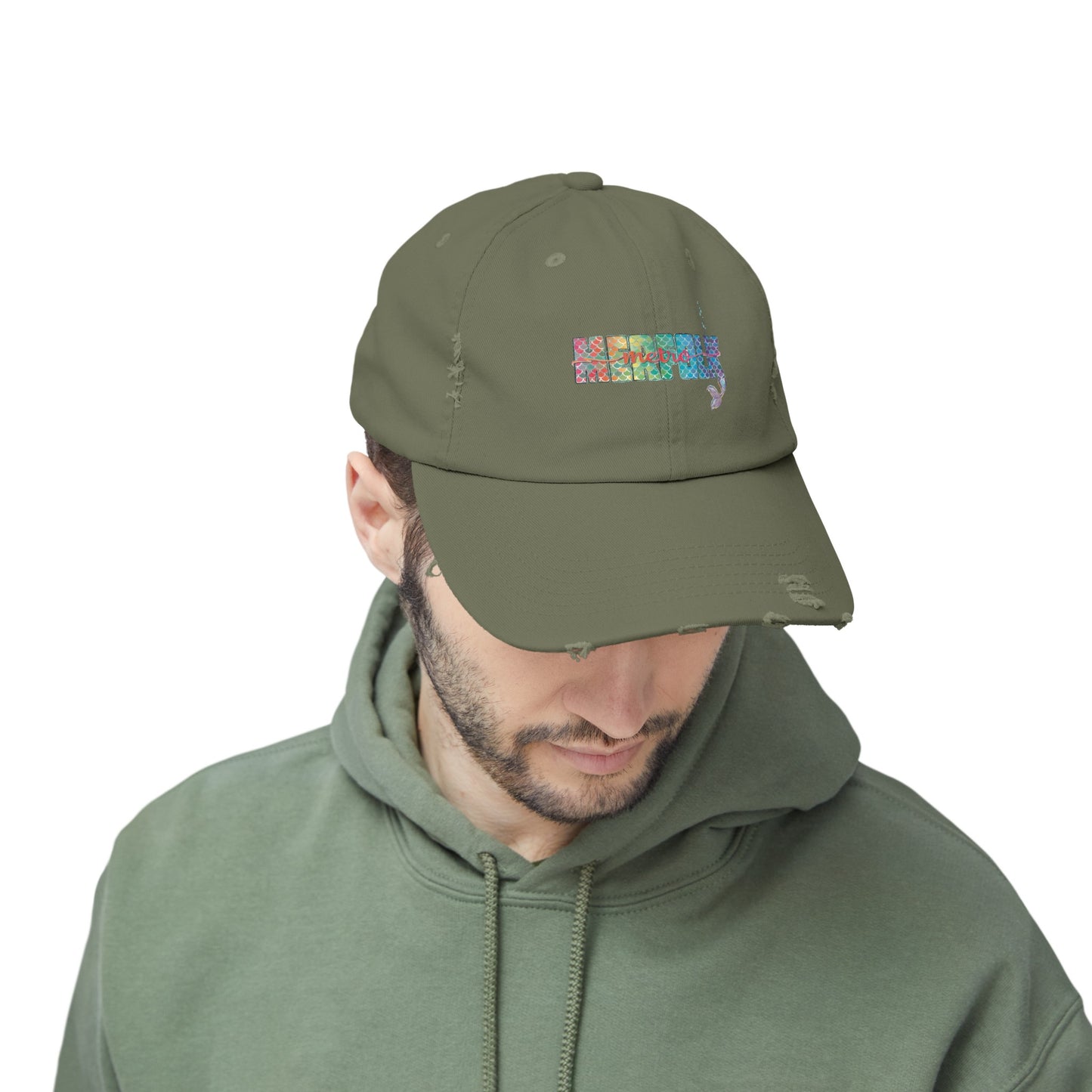 O-fish-al "Metro Merfolk" Distressed Cap