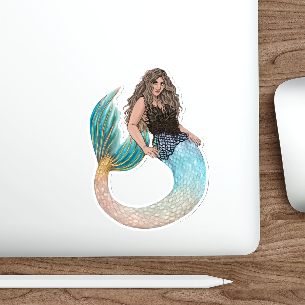 "The Lemonade Mermaid" Die-Cut Stickers