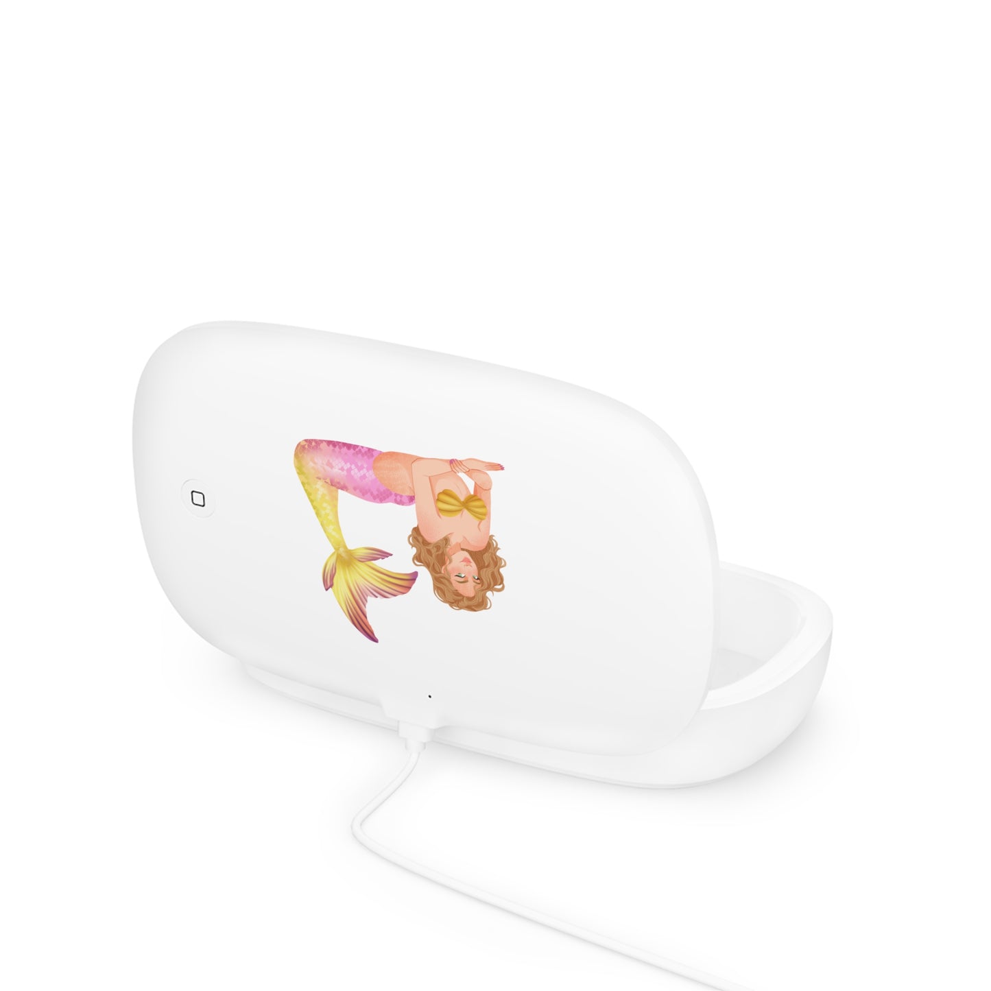 Lemonade Mermaid UV Phone Sanitizer and Wireless Charging Pad