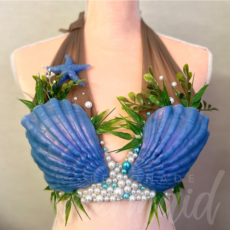 Custom Mermaid Seashell Bra Any Color MADE TO ORDER 