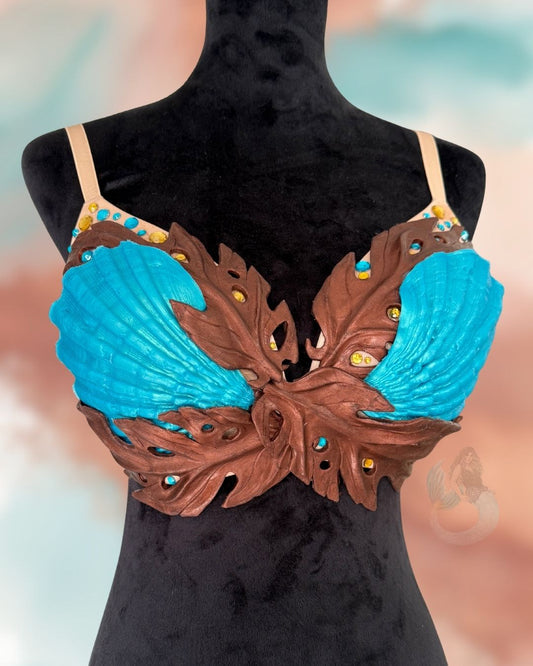 Siren Allure "Monstera" Custom Silicone Mermaid Top
