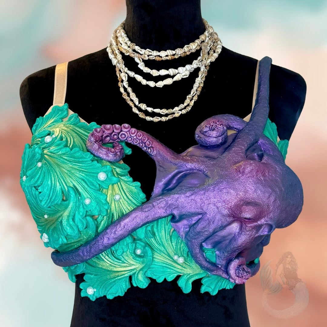 Siren Allure "Kraken's Embrace" Custom Silicone Mermaid Top