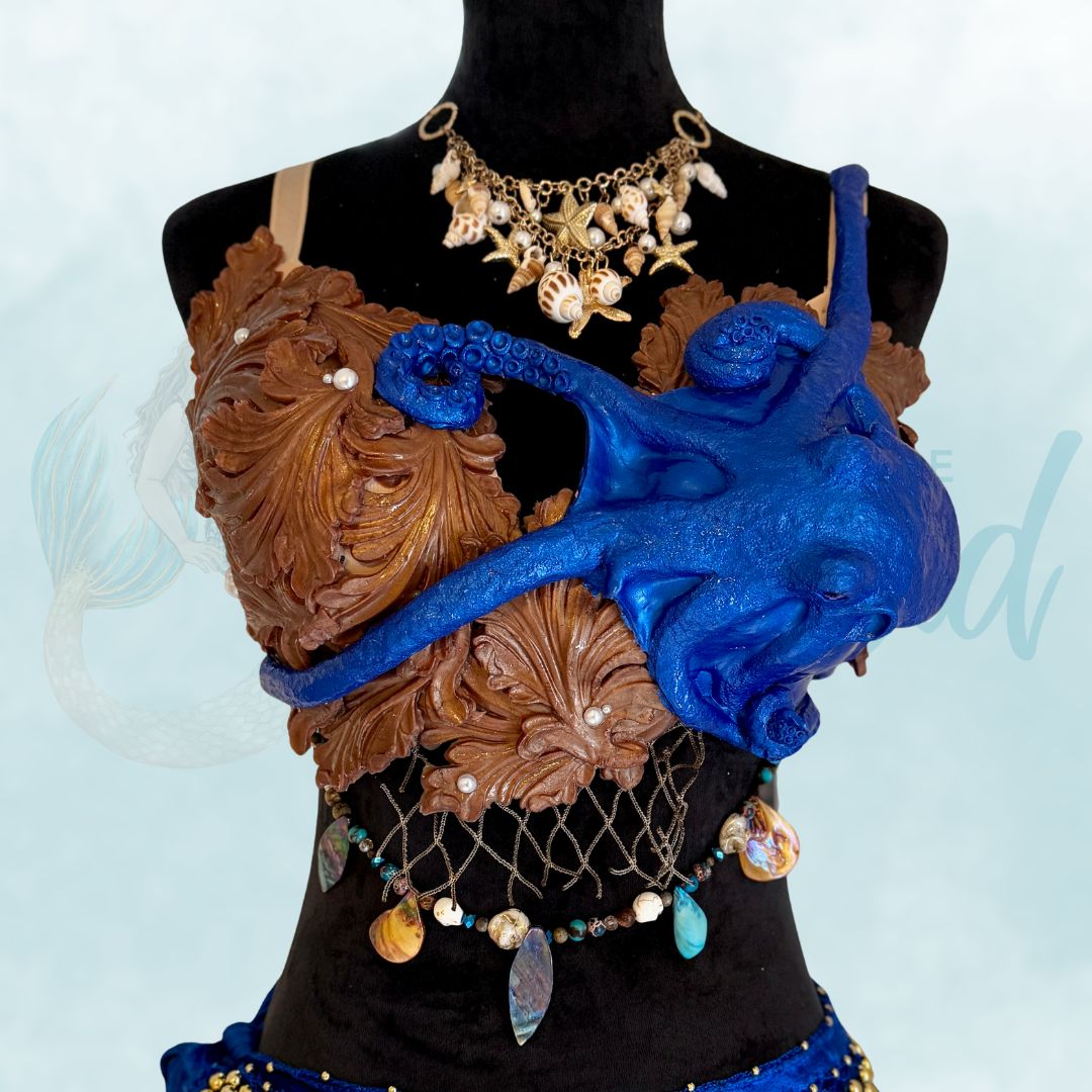 Siren Allure "Kraken's Embrace" Custom Silicone Mermaid Top