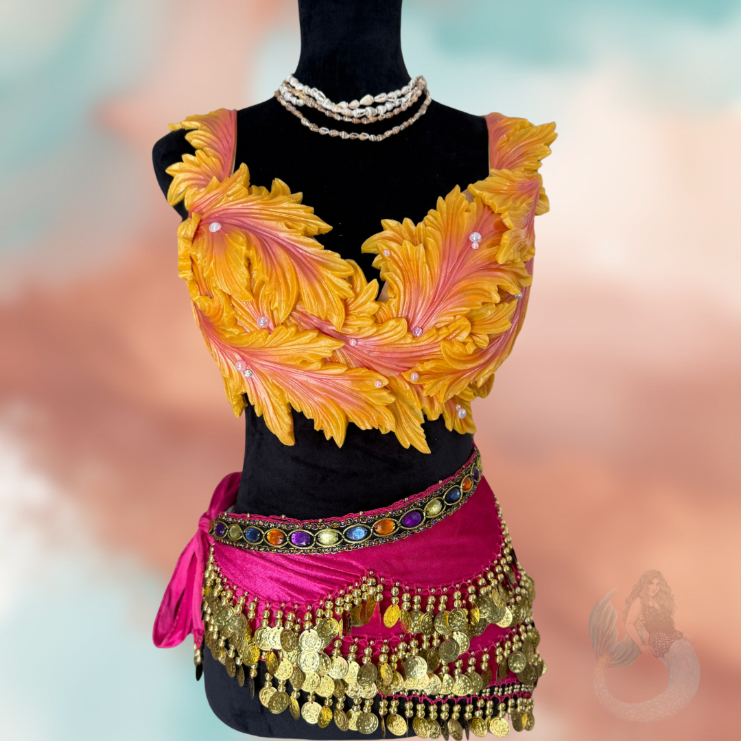 Siren Allure "Siren Seaweed" Custom Silicone Mermaid Top