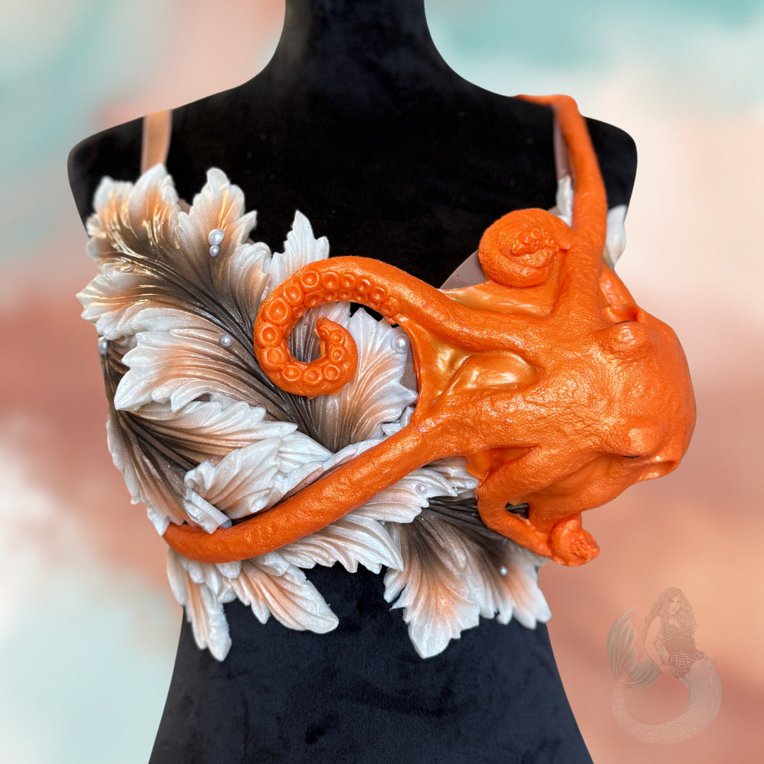 Siren Allure "Kraken's Embrace" Custom Silicone Mermaid Top