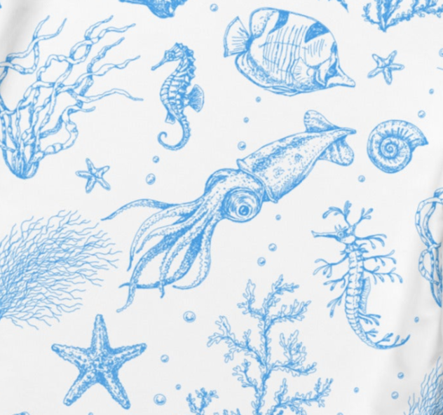 'Under the Sea' Men’s Swim Trunks w/Pockets