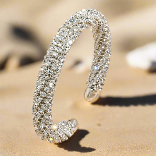 Sea Salt Cuff Bracelet (Silver or Pink)