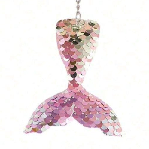 Sequin Tail Keychain