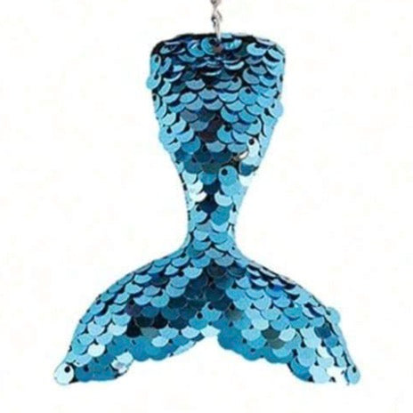 Sequin Tail Keychain