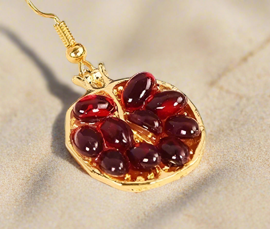 Pomegranate Seed Earrings