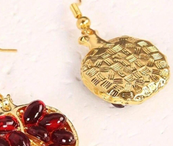 Pomegranate Seed Earrings