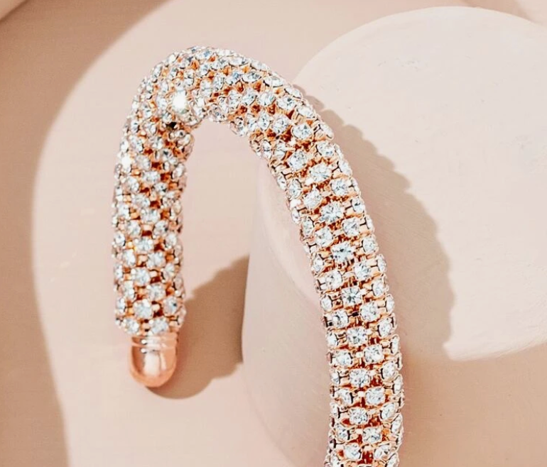 Sea Salt Cuff Bracelet (Silver or Pink)